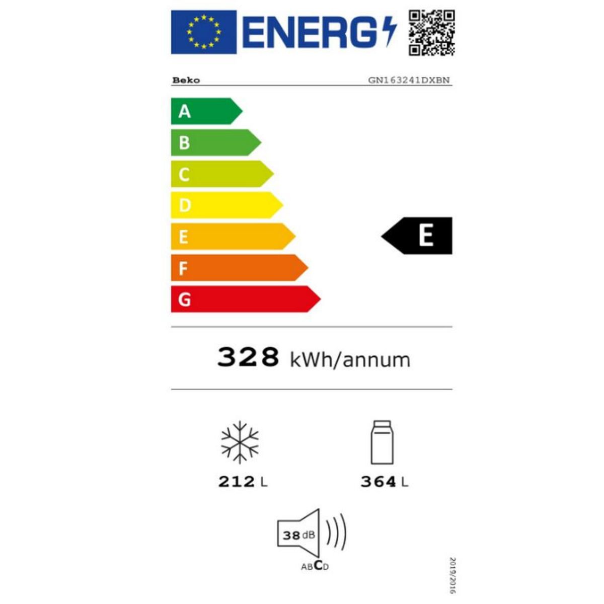 Beko Réfrigérateur américain 91cm 576l no frost - GN163241DXBN