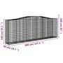 Voir la diapositive 6 : VIDAXL Panier de gabions arque 400x50x140/160 cm Fer galvanise