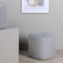 Voir la diapositive 1 : Venture Home Venture Home Pouf Peg 46x46x41 cm Velours cotele Gris
