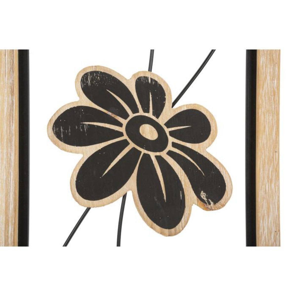 Paris Prix Décoration Murale Encadrée  Koman  60cm Naturel & Noir