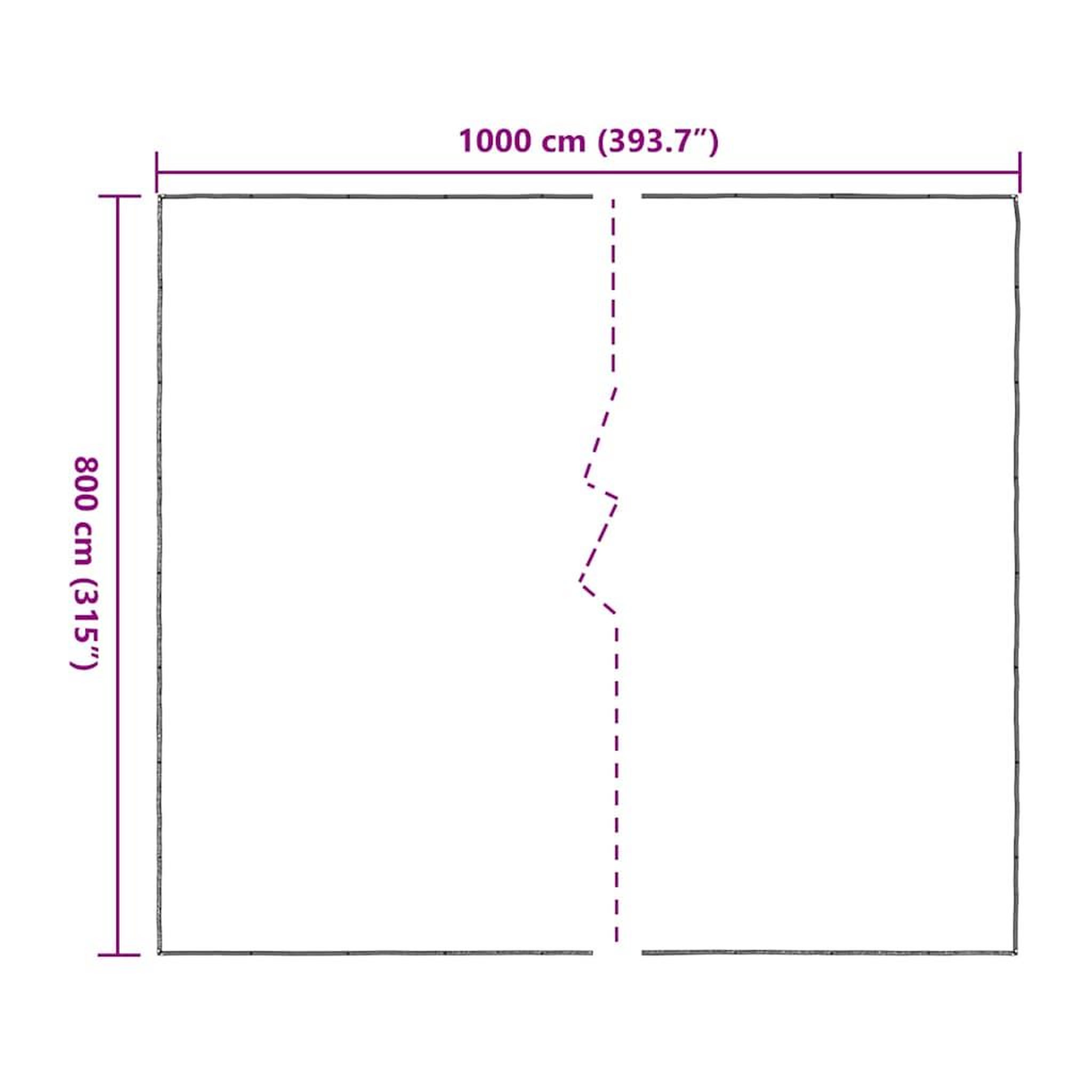 Voir la diapositive 6 : VIDAXL Bache transparente avec œillets 8x10 m polyethylene