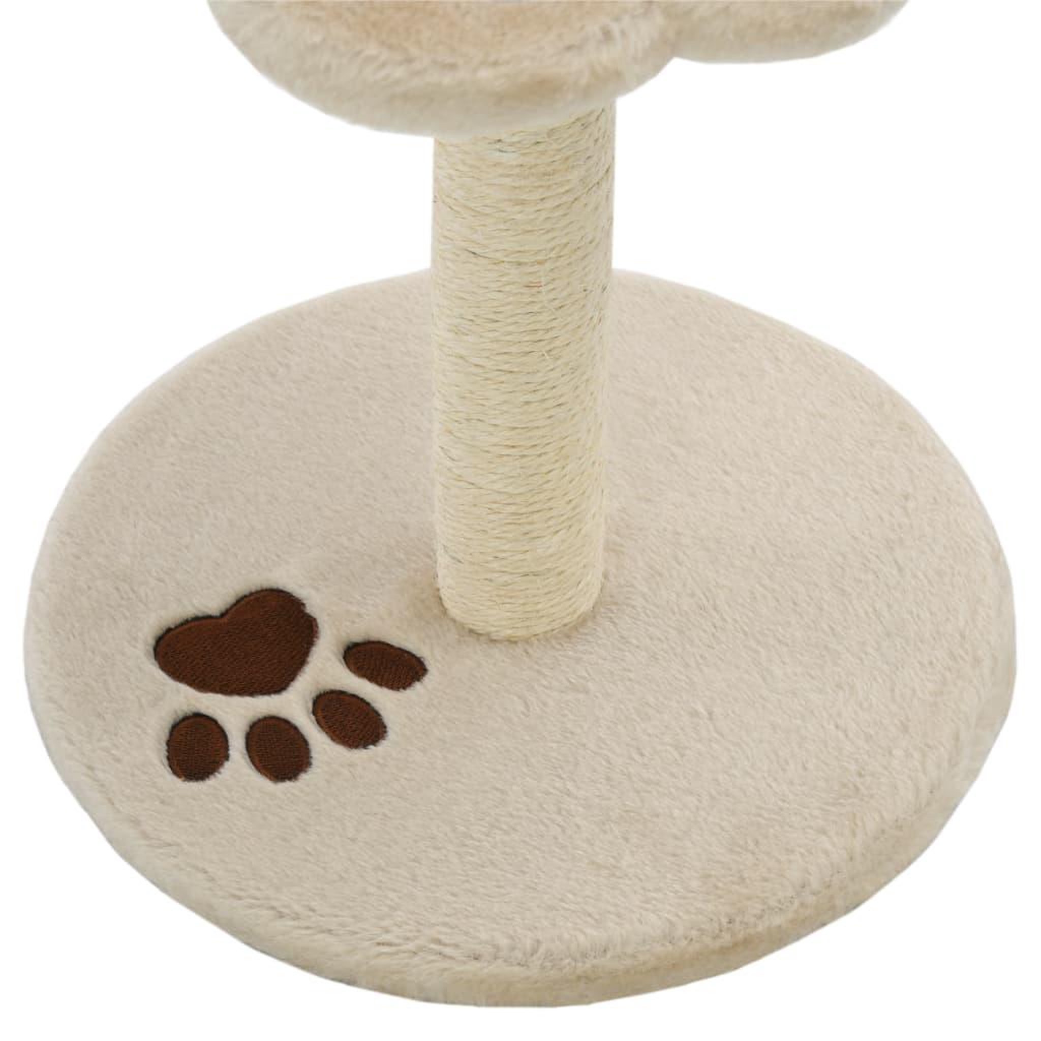 Voir la diapositive 5 : VIDAXL Arbre a chat avec griffoir en sisal 40 cm Beige et Marron