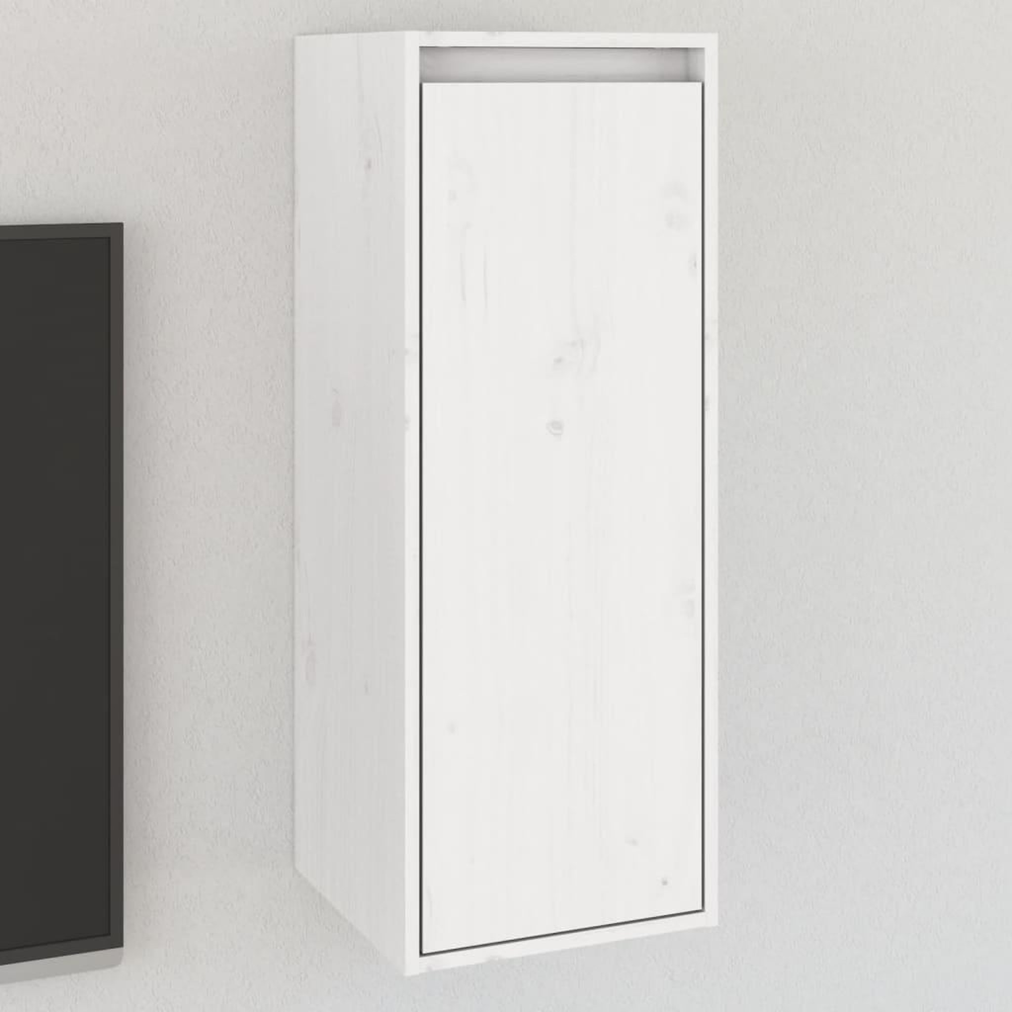 VIDAXL Armoire murale Blanc 30x30x80 cm Bois de pin massif