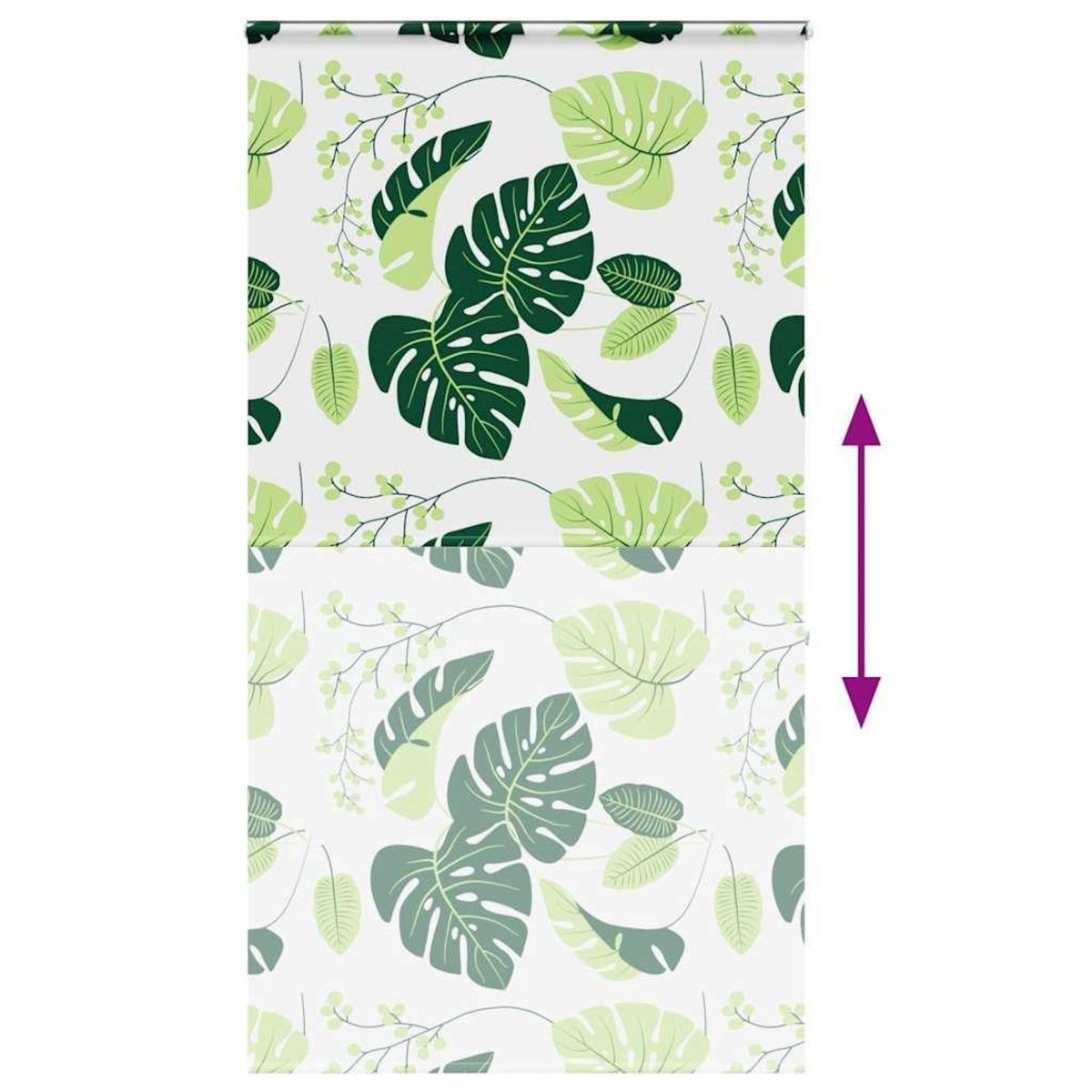 VIDAXL Store enrouleur de douche avec cassette largeur du tissu 136 cm