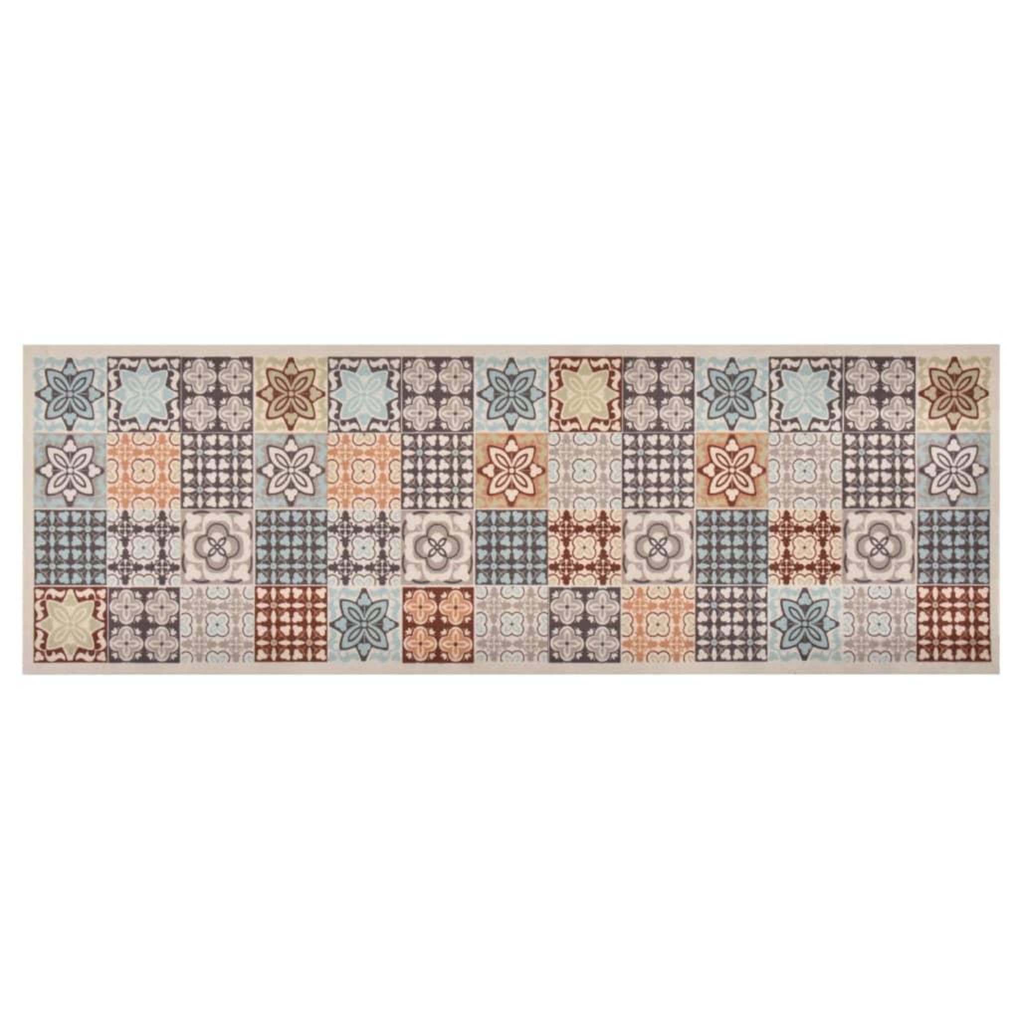 Voir la diapositive 1 : VIDAXL Tapis de cuisine lavable Couleur mosaïque 60x180 cm