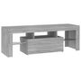 Voir la diapositive 3 : VIDAXL Meuble TV avec lumieres LED sonoma gris 120x35x40 cm