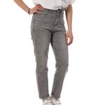 MONDAY PREMIUM Jean Mom Fit  Femme Monday Premium LW-347. Coloris disponibles : Gris