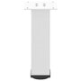 Voir la diapositive 5 : VIDAXL Pieds de table basse 4 pcs blanc 42-44 cm acier