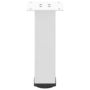 Voir la diapositive 5 : VIDAXL Pieds de table basse 4 pcs blanc 42-44 cm acier