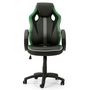 Voir la diapositive 2 : VS VENTA-STOCK Fauteuil de Bureau réglable et inclinable Formula tapissé en Similicuir, Noir/Vert