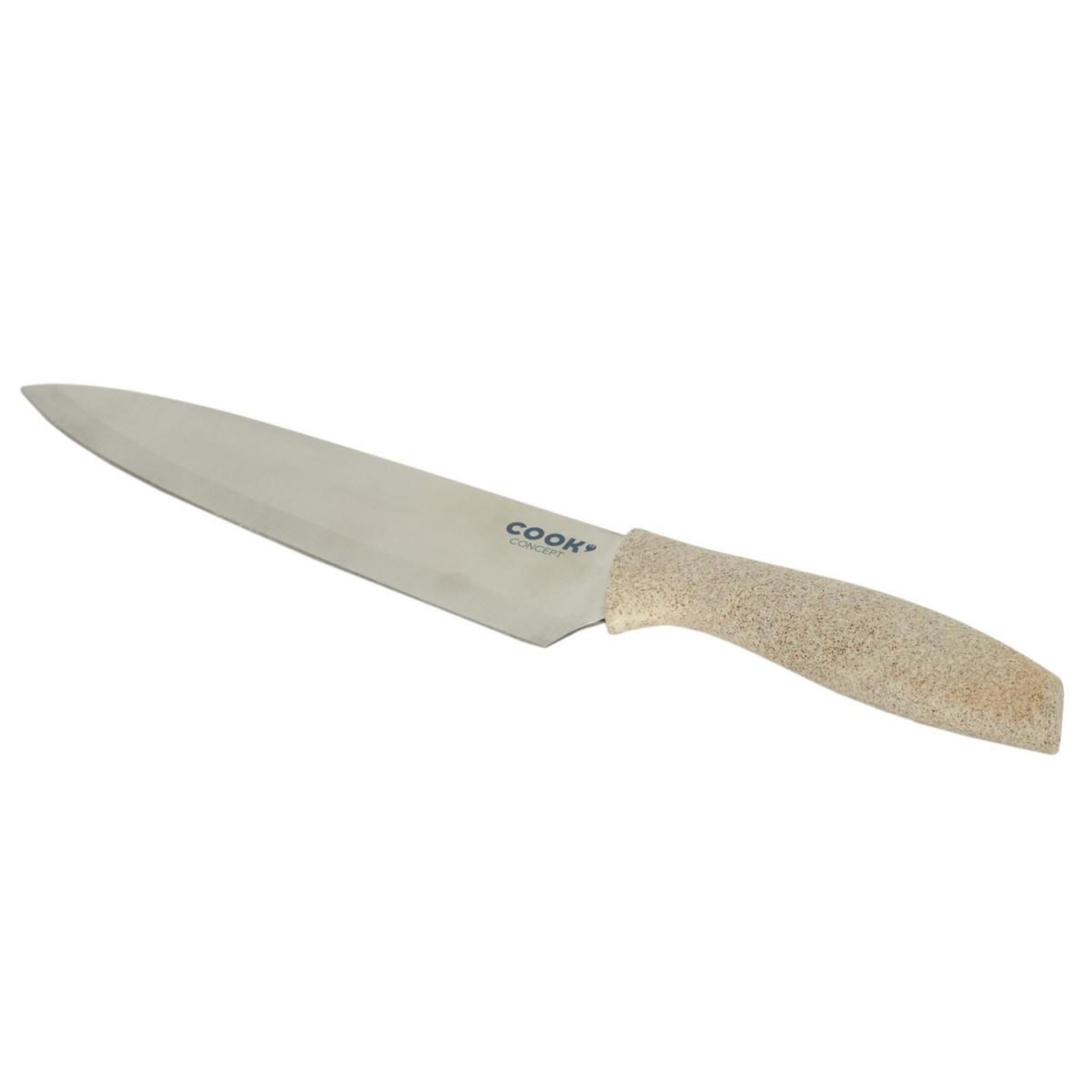 Voir la diapositive 6 : COOK CONCEPT Lot de 4 Couteaux & Éplucheur  Inox  31cm Beige