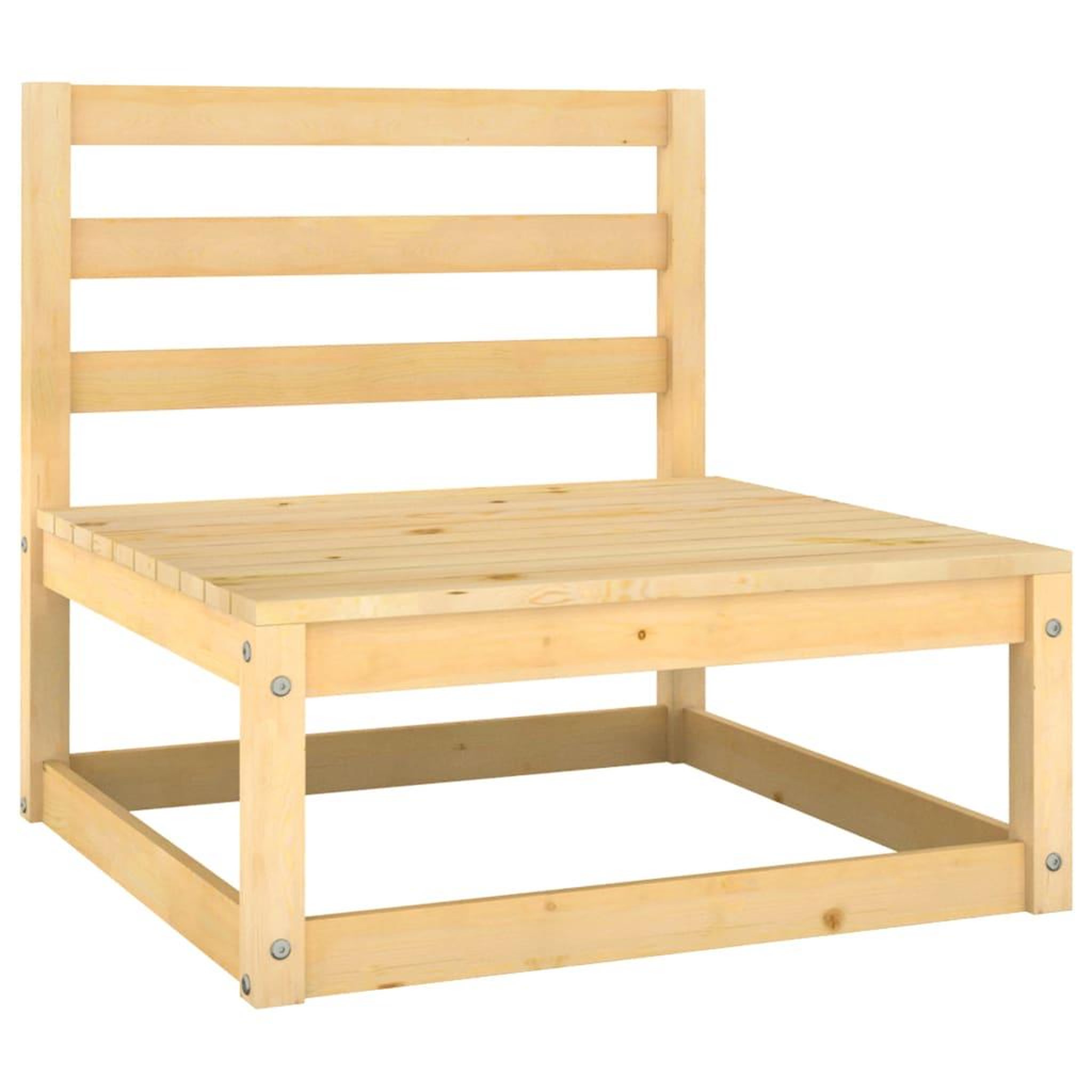 Voir la diapositive 4 : VIDAXL Salon de jardin 8 pcs avec coussins Bois de pin massif
