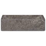 Voir la diapositive 2 : VIDAXL Lavabo 45x30x12 cm marbre gris brillant