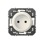 Legrand Prise sans terre Dooxie, LEGRAND, blanc
