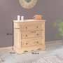 Voir la diapositive 5 : IDIMEX Commode TEQUILA, 3 tiroirs en pin massif style mexicain