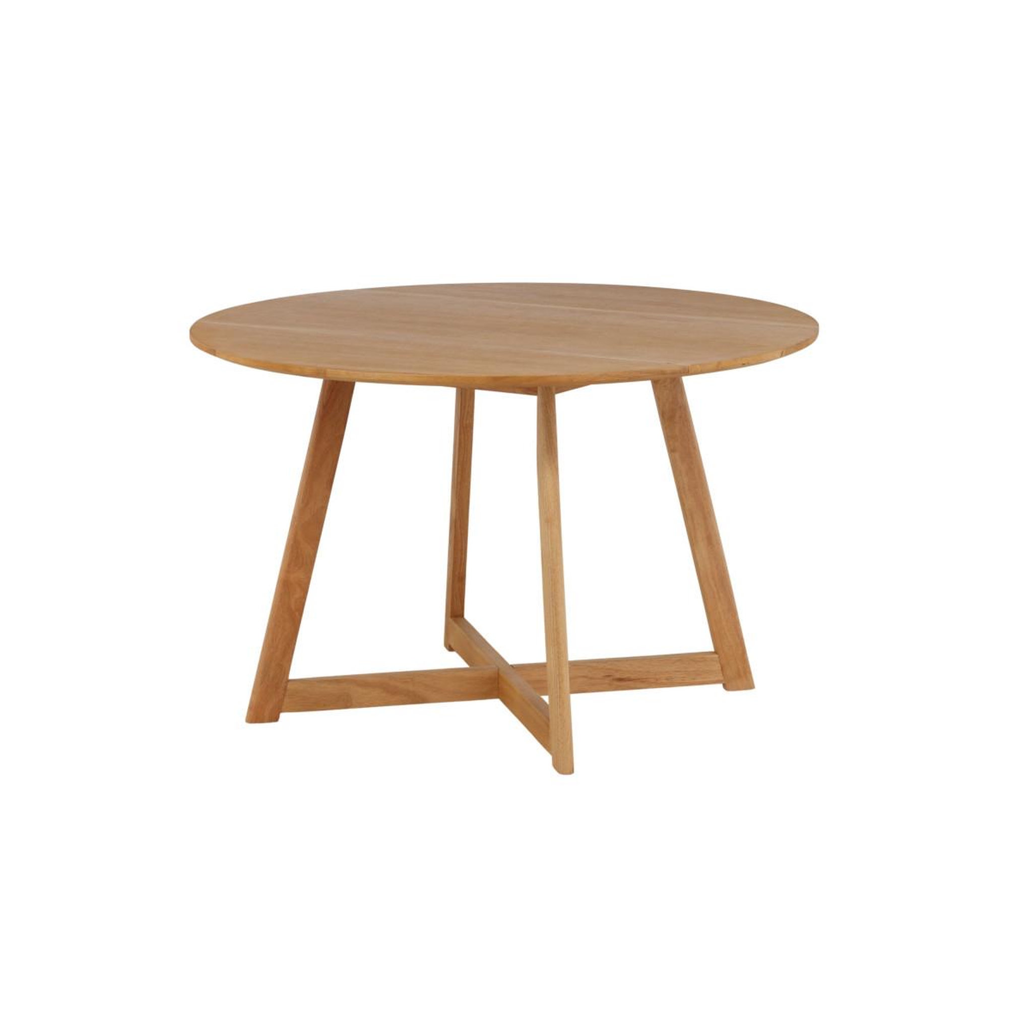 Voir la diapositive 3 : Paris Prix Table à manger ronde  yakidon  120cm marron