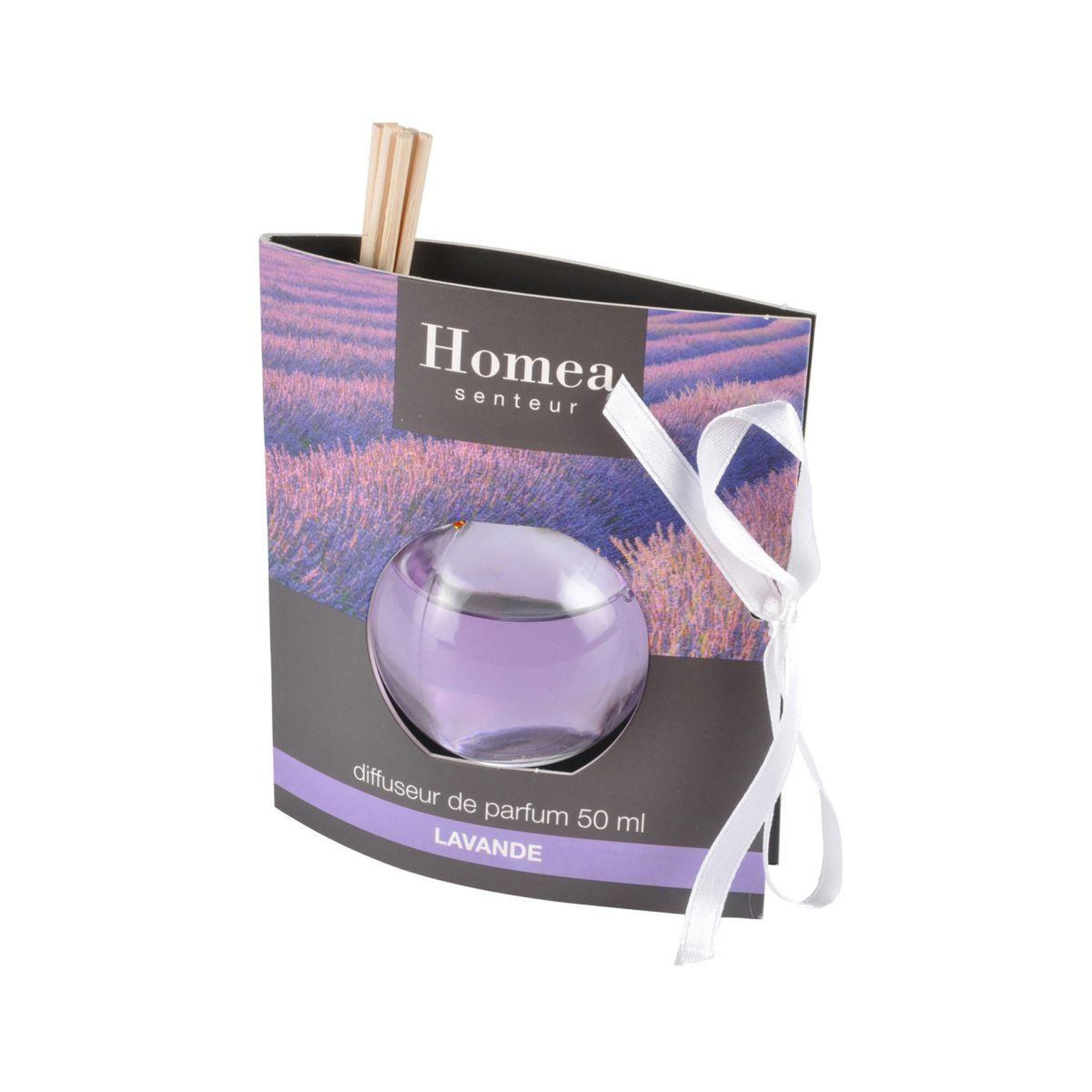 Voir la diapositive 2 : HOMEA Diffuseur de Parfum  Boule  50ml Lavande