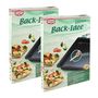 Voir la diapositive 4 : DR.OETKER Lot de 2 plats de cuisson pizza au four 42 x 29 cm Dr. Oetker Back-Idee Kreativ