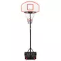 VIDAXL Support de basket-ball Blanc 216-250 cm Polyethylene
