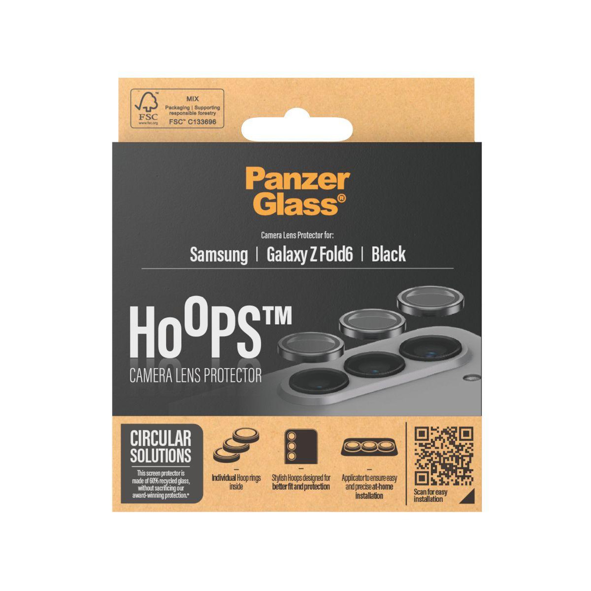 Voir la diapositive 3 : PANZERGLASS Protège objectif Samsun Z Fold6 protège objectif