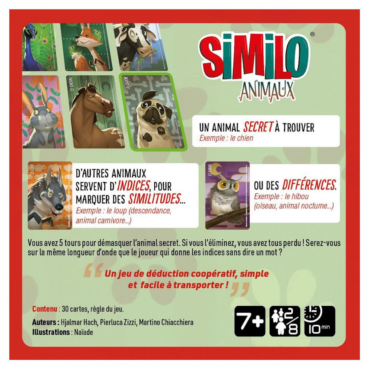 Gigamic Similo animaux devinez l animal secret