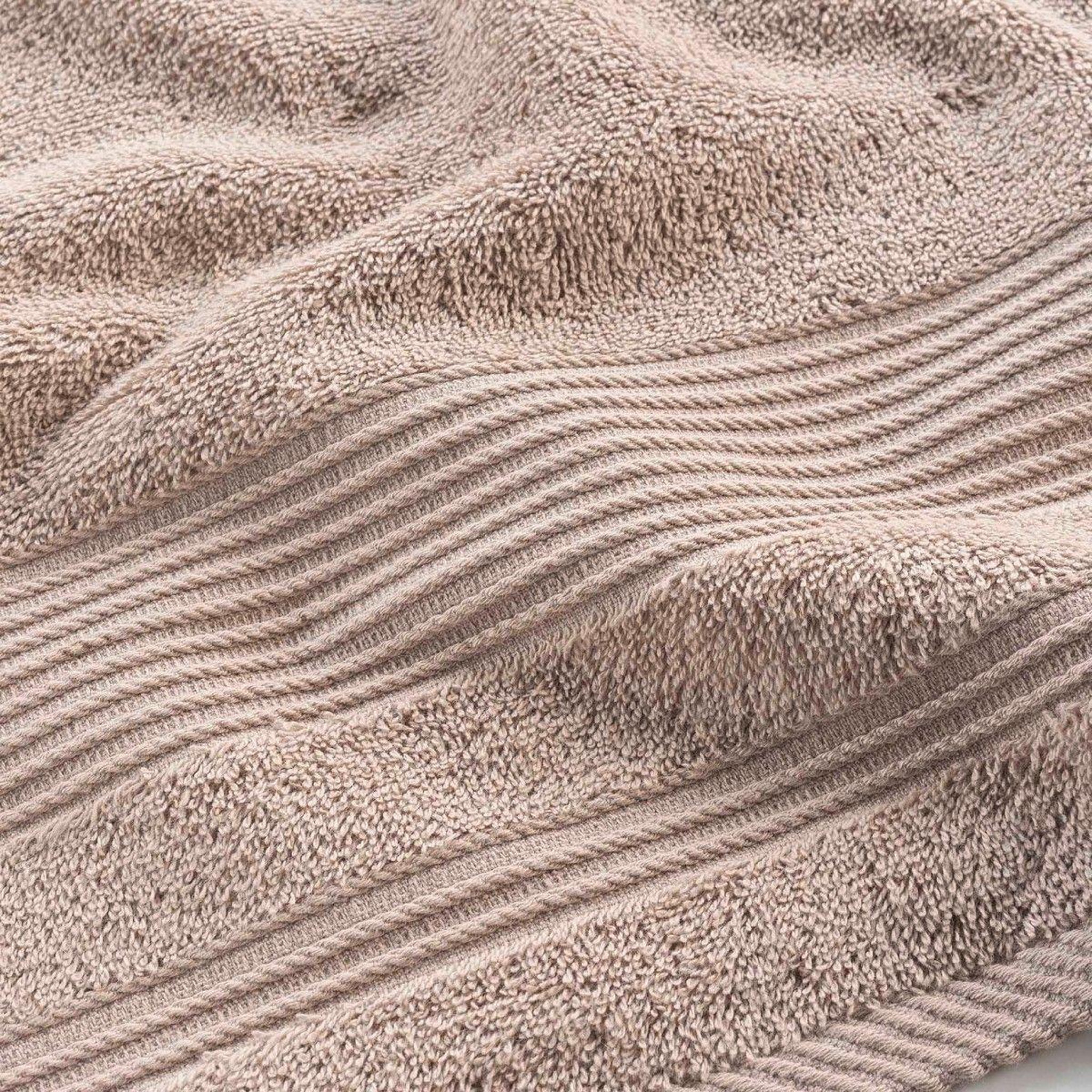 Voir la diapositive 3 : Douceur d'Intérieur Drap de douche  tendresse  70x130cm taupe
