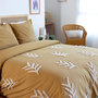 Voir la diapositive 2 : Home collection Parure de couette tuftées en coton lavé - feuillu