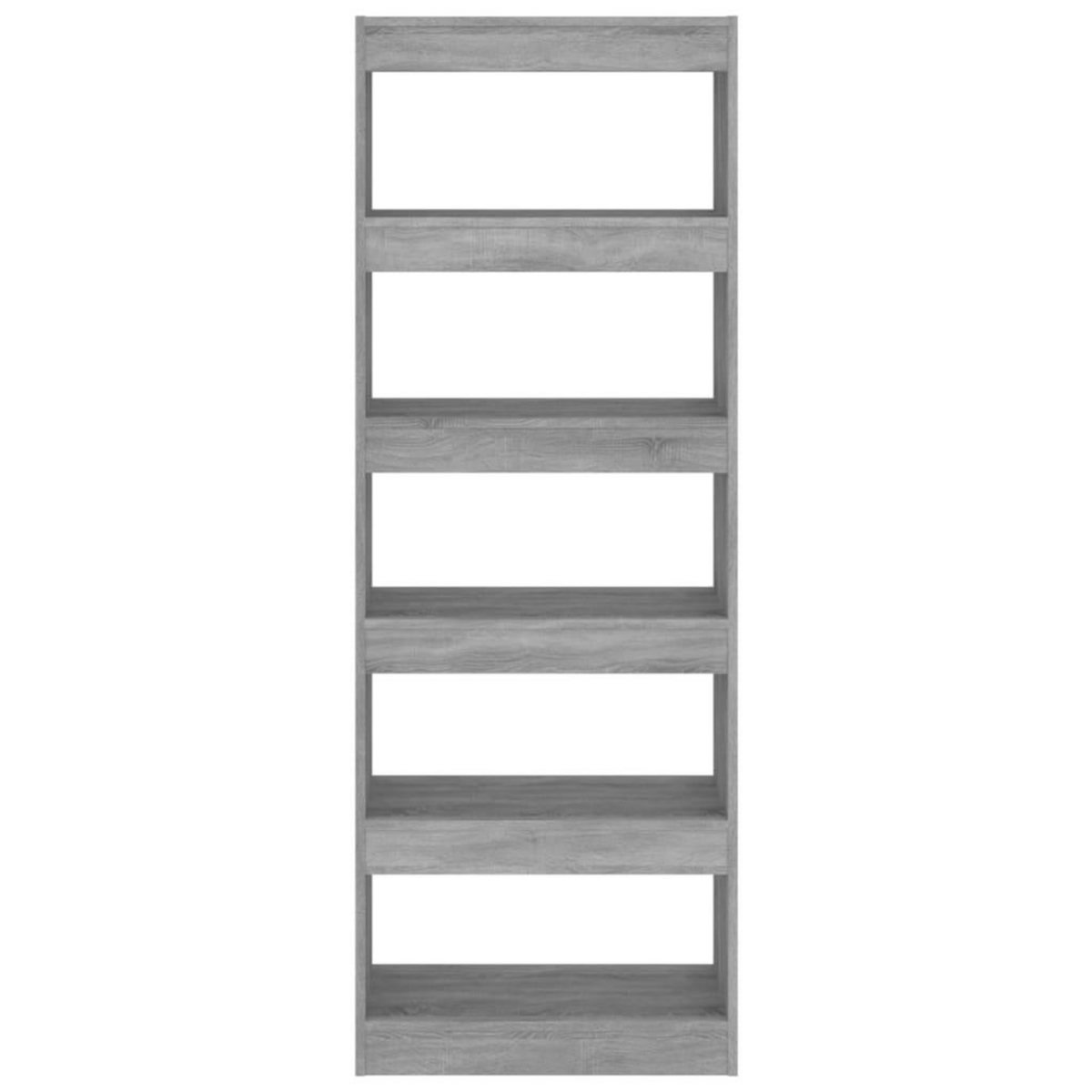 VIDAXL Bibliotheque/Separateur de piece Sonoma gris Bois d'ingenierie
