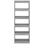 Voir la diapositive 3 : VIDAXL Bibliotheque/Separateur de piece Sonoma gris Bois d'ingenierie
