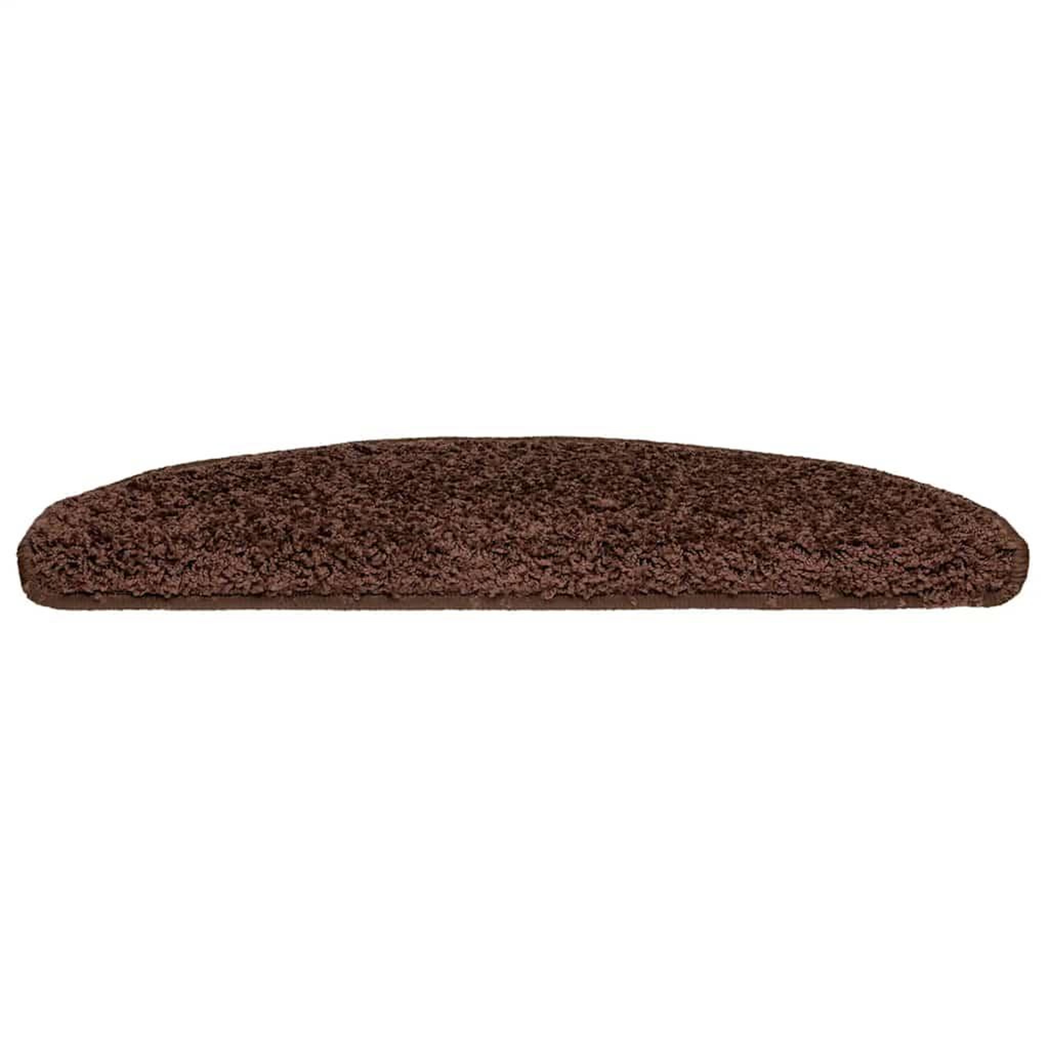 Voir la diapositive 3 : VIDAXL Tapis d'escalier 20 pcs marron 65x21x4 cm