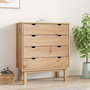 Voir la diapositive 1 : VIDAXL Commode OTTA 76,5x39,5x90 cm Bois de pin massif