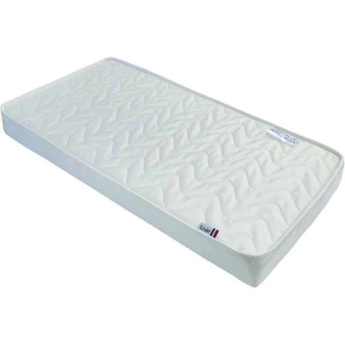 TINEO Matelas bébé climatisé compressé - 70 x 140 cm - Epaisseur 11 cm - TINEO