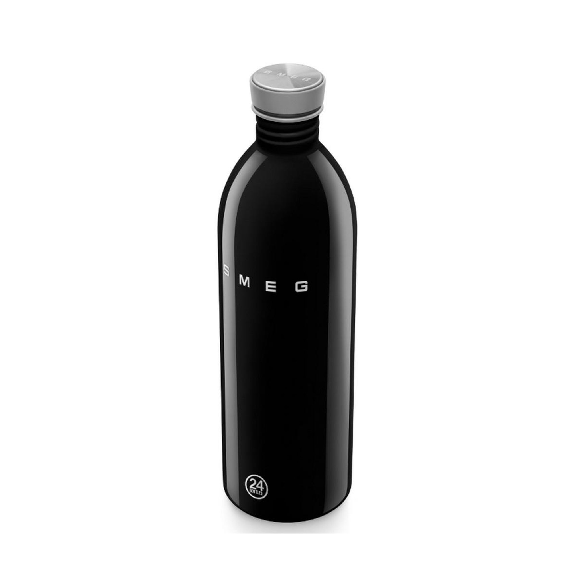 Voir la diapositive 2 : SMEG Bouteille isotherme 1l noir - wbf02bl