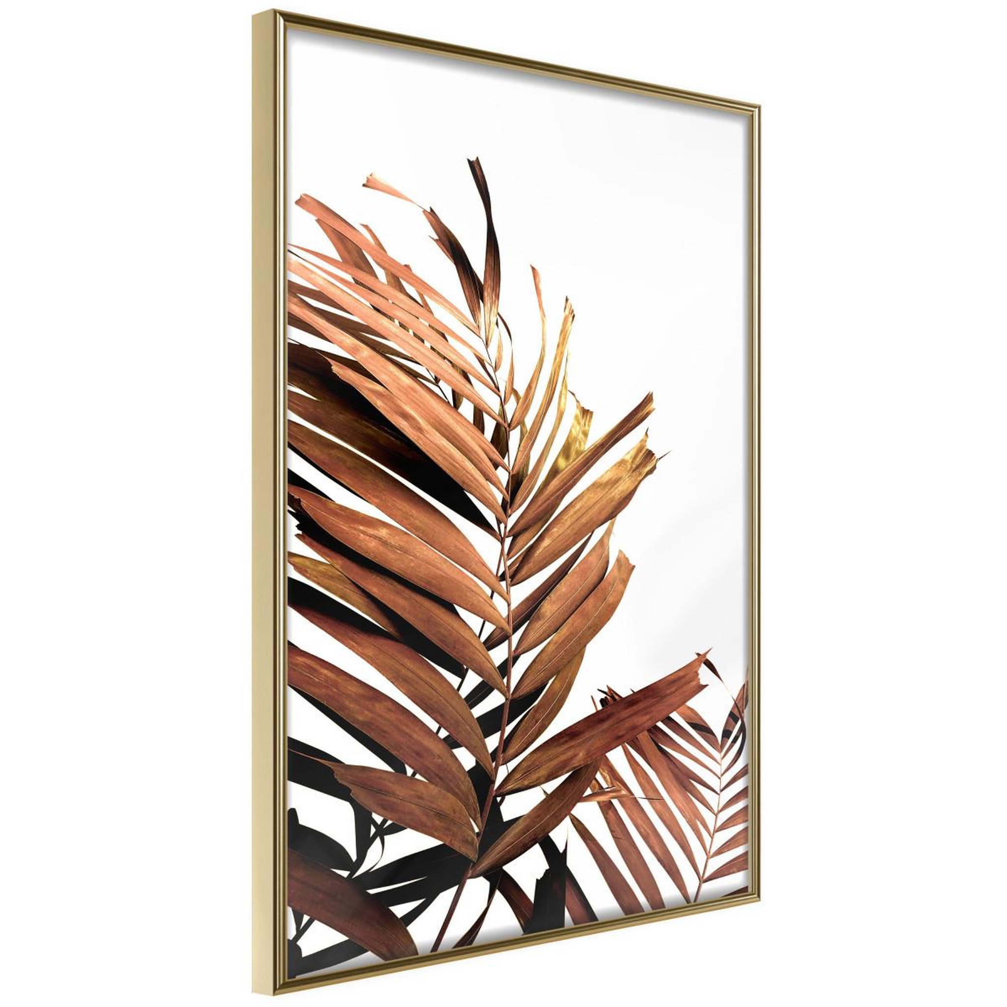 Paris Prix Affiche murale encadrée  copper palm