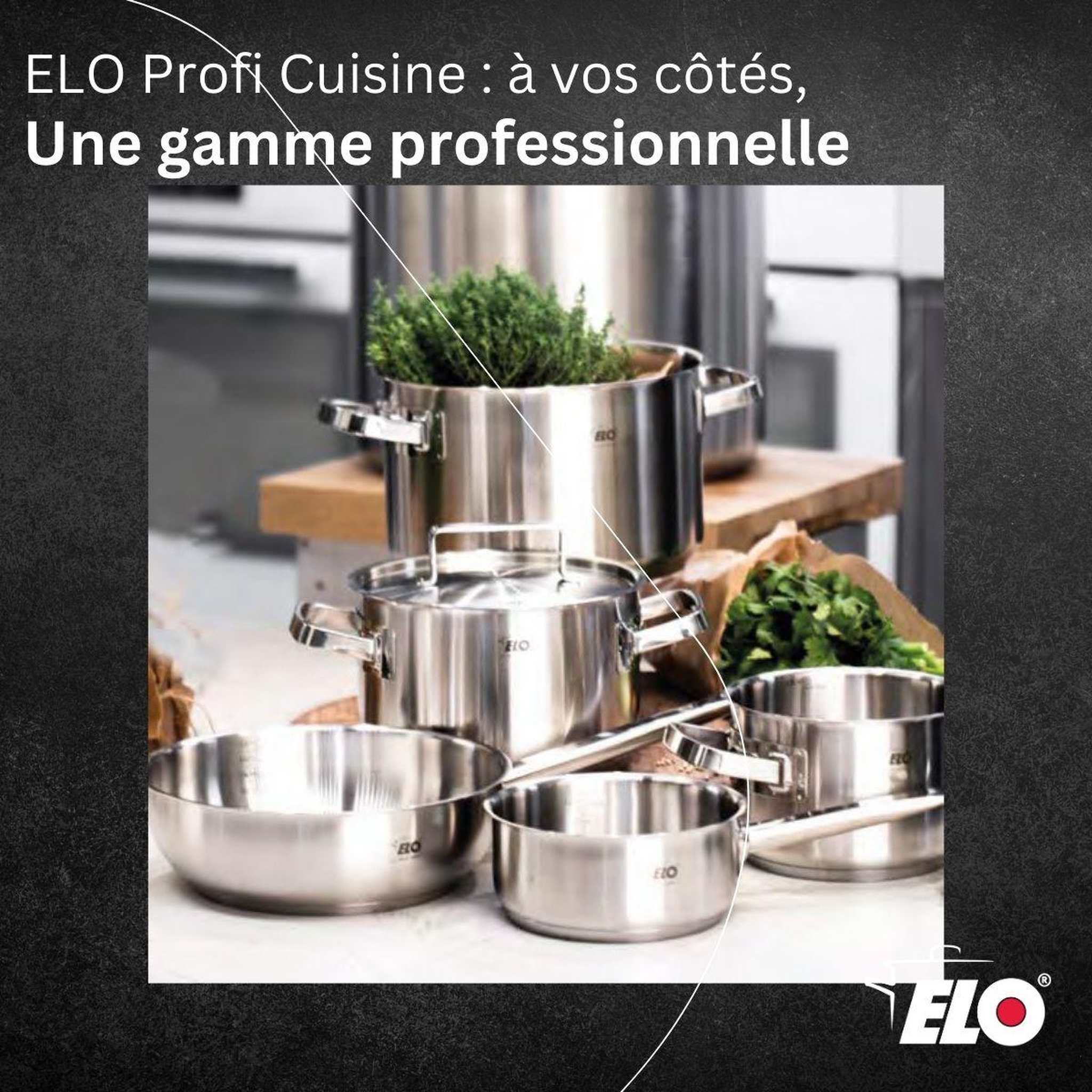 Voir la diapositive 5 : ELO Casserole en inox 20 cm de 2,2 litres Elo Profi Cuisine