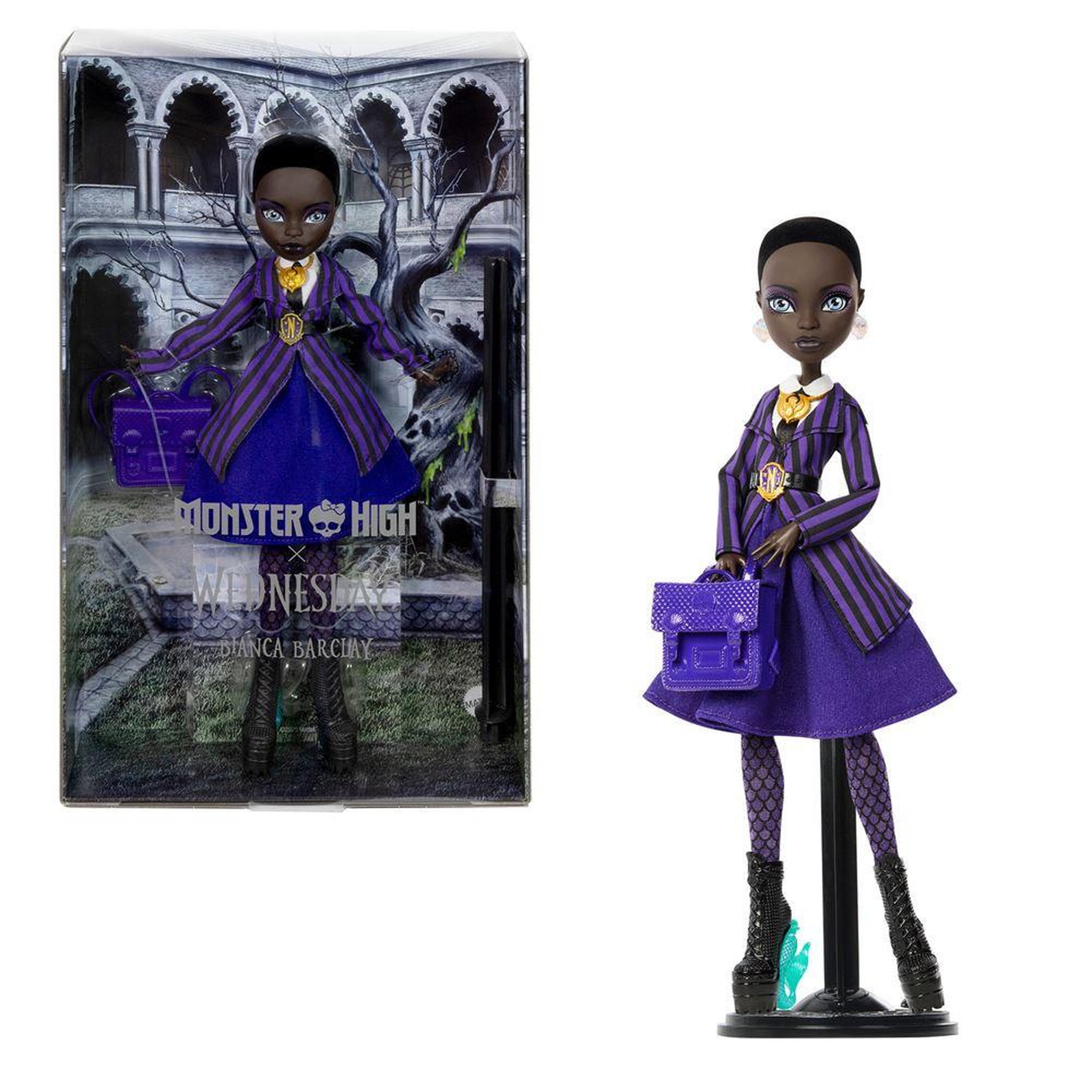 MONSTER HIGH Poupée Monster High Wednesday Bianca Barclay