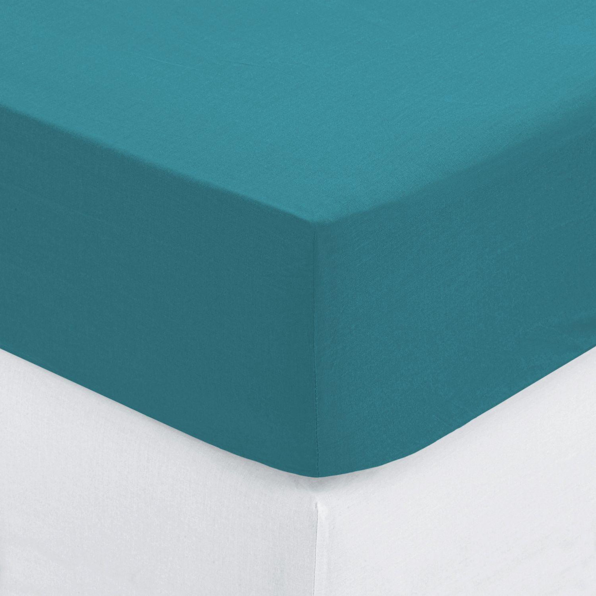 Voir la diapositive 1 : ATMOSPHERA Drap Housse bonnet 30 cm 100% Coton Esther