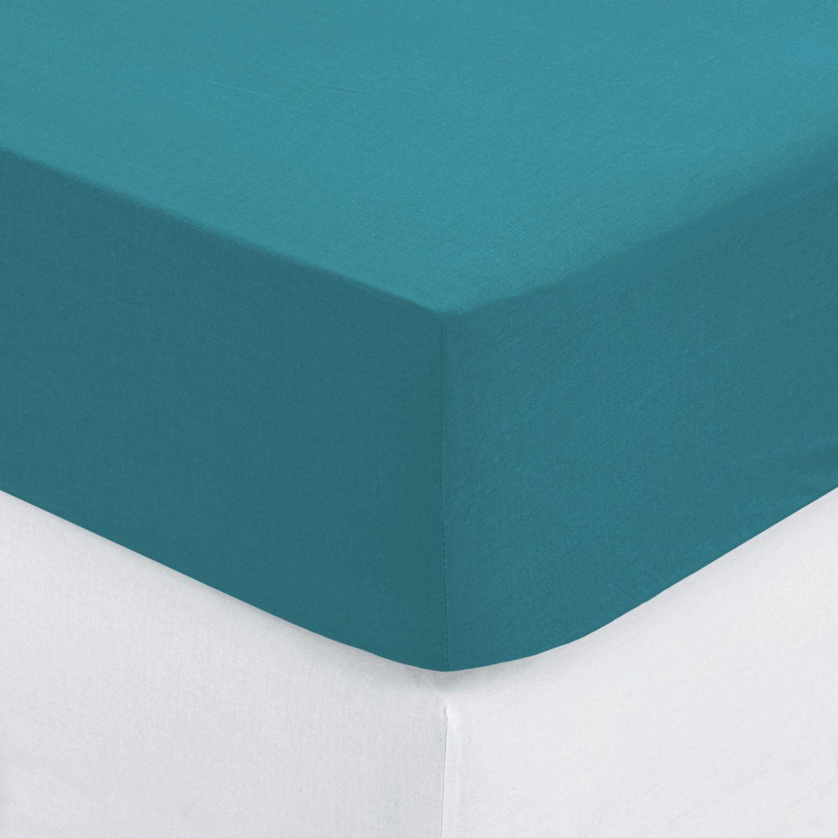 ATMOSPHERA Drap Housse bonnet 30 cm 100% Coton Esther