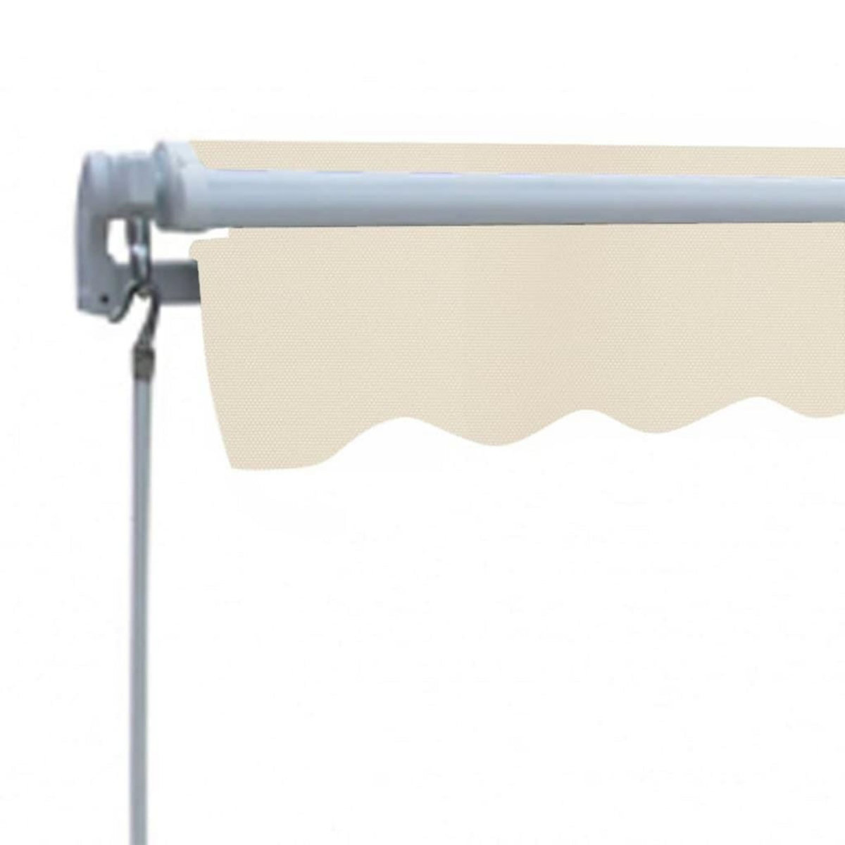 VIDAXL Auvent pliable manuel 300 cm Creme