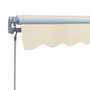 Voir la diapositive 4 : VIDAXL Auvent pliable manuel 300 cm Creme