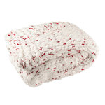 Paris Prix Plaid Tricoté  Bicolore  130x170cm Blanc