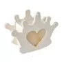 Graine créative Tirelire couronne coeur 12 x 9 cm