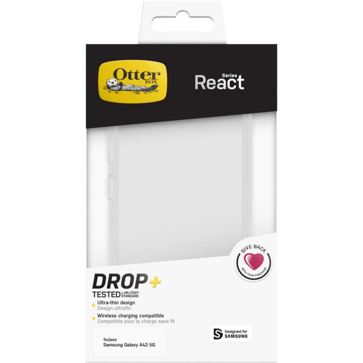 Otterbox Coque Samsung A42 5G React transparent