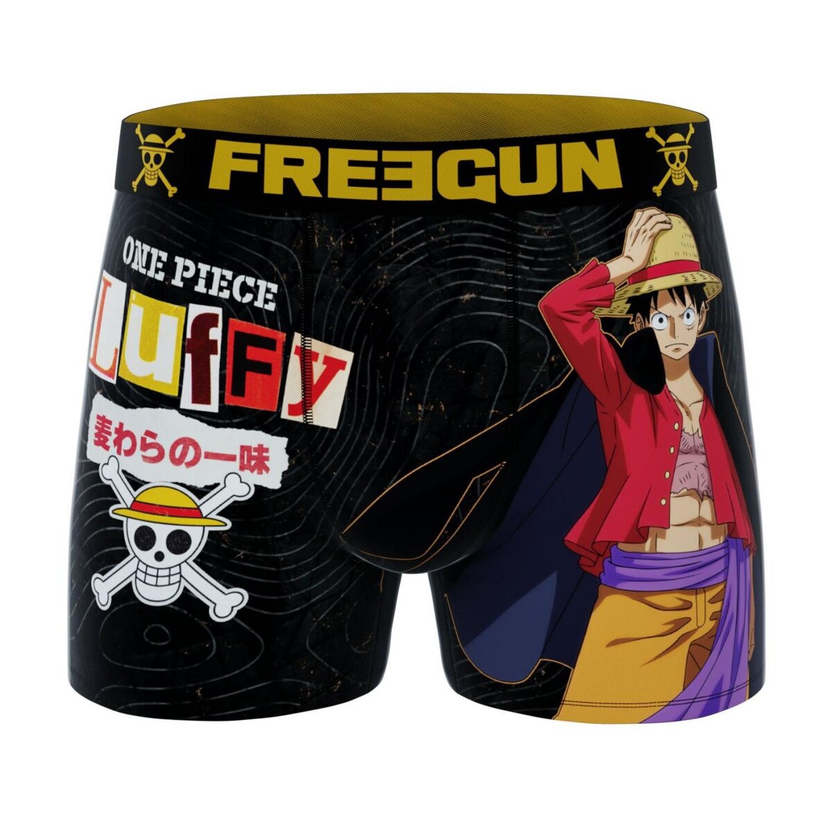 FREEGUN Lot de 5 boxers enfant One Piece