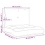 Voir la diapositive 6 : VIDAXL Coussins de palette lot de 2 multicolore tissu Oxford