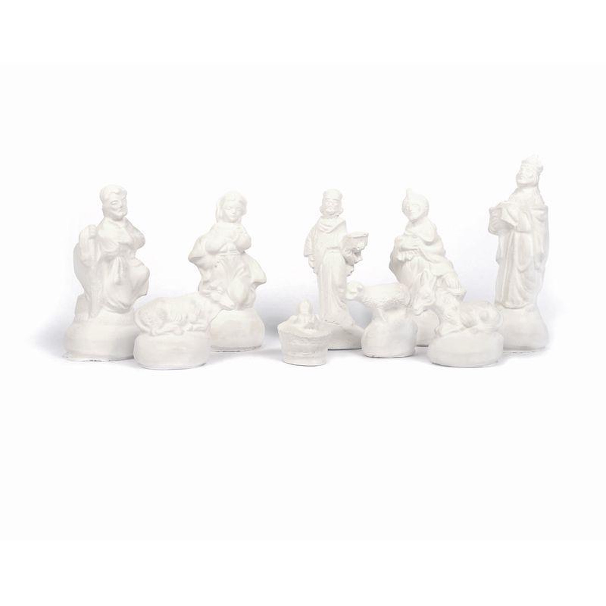 Voir la diapositive 2 : Graine créative 9 moules en latex santons - crèche de noël + plâtre 1 kg