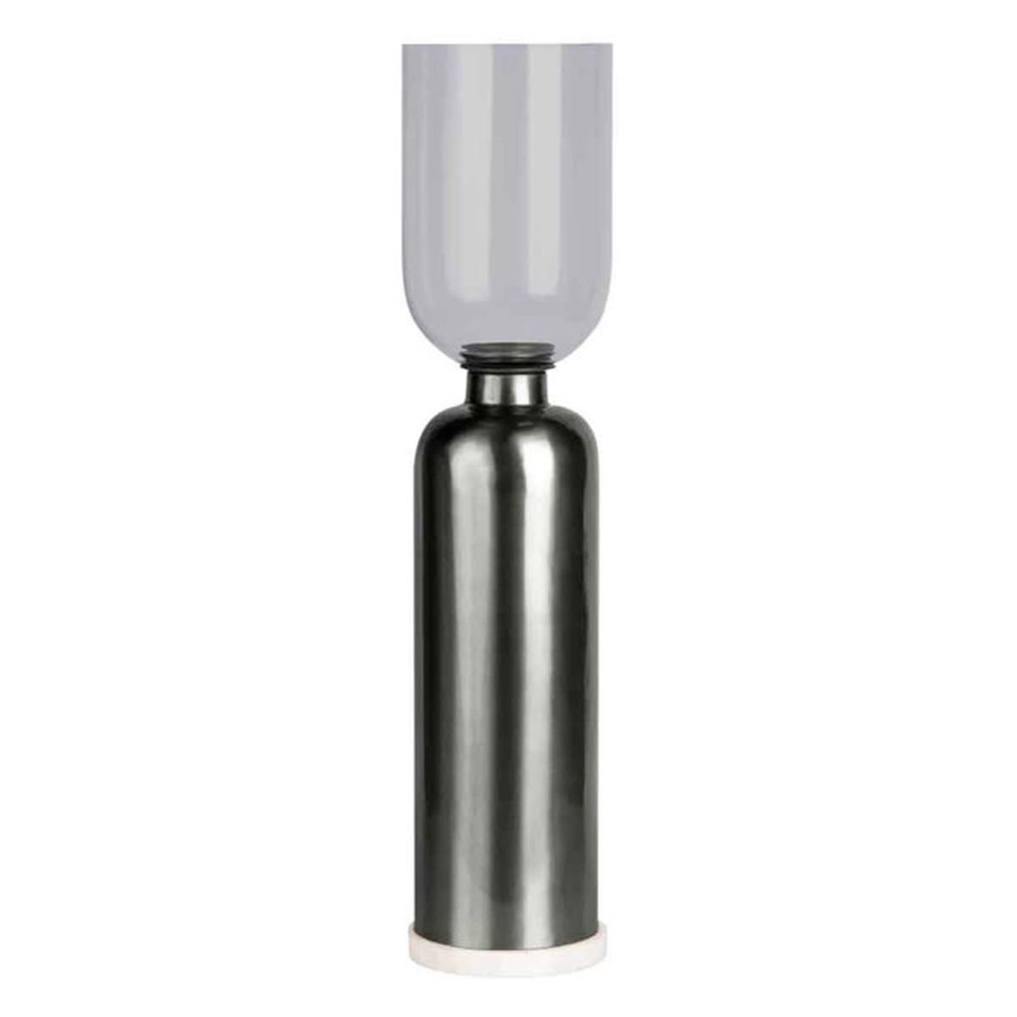Paris Prix Bougeoir de Sol Rond Design  Shyam  72cm Noir