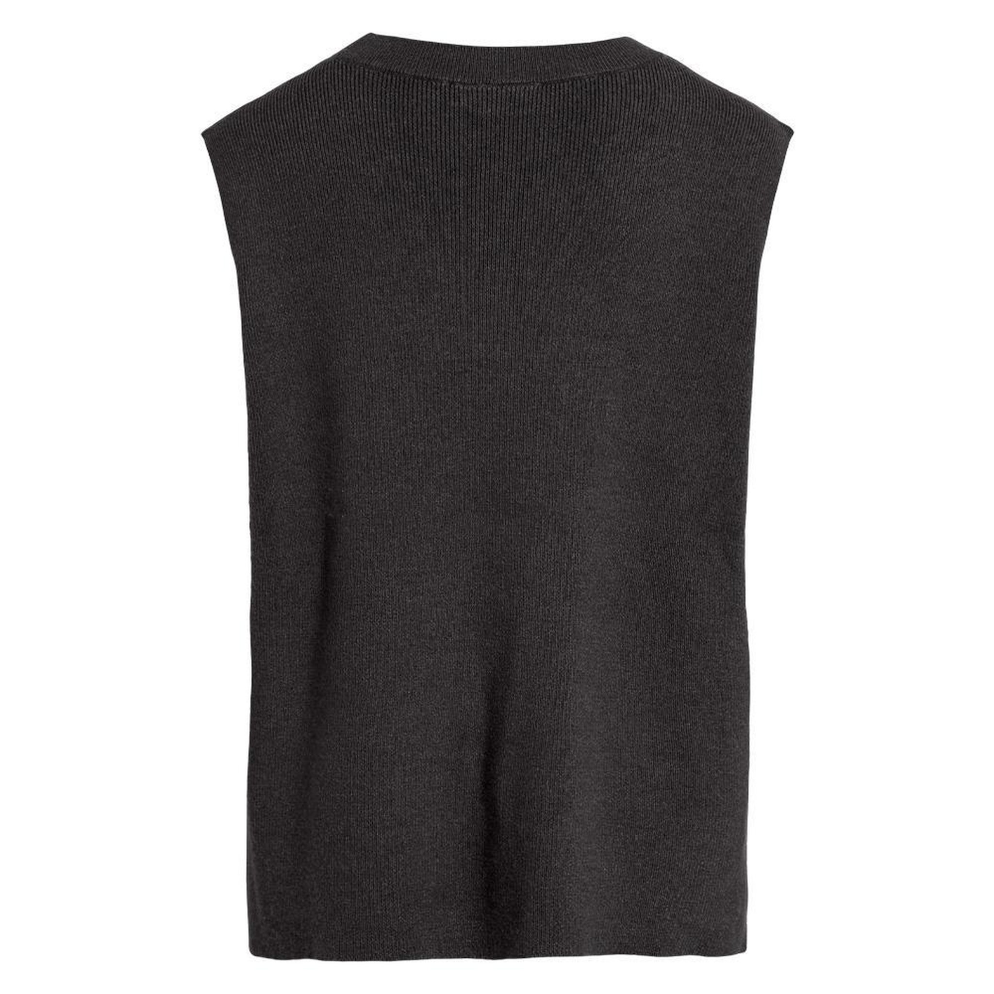 Voir la diapositive 2 : Vila Pull Sans Manches Gris Femme Vila Vichelle