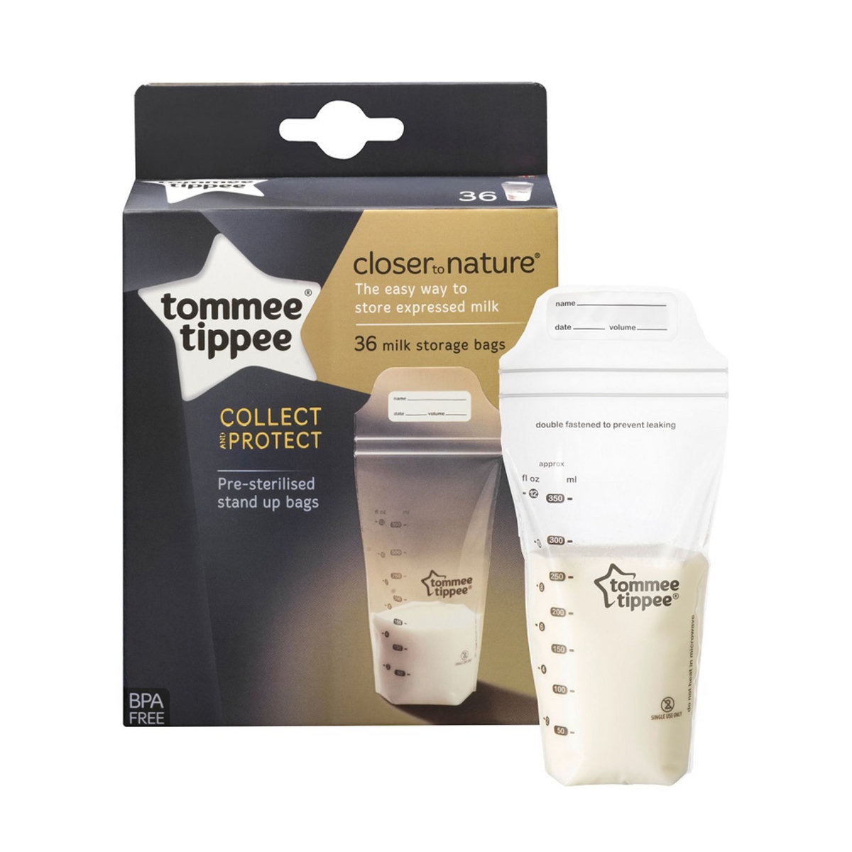 TOMMEE TIPPEE Sachets conservation du lait maternel  x36 