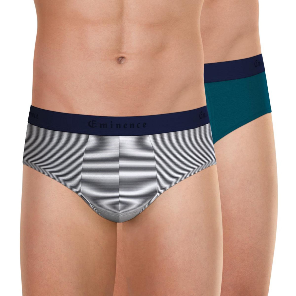 Eminence Lot de 2 slips homme Fait en France